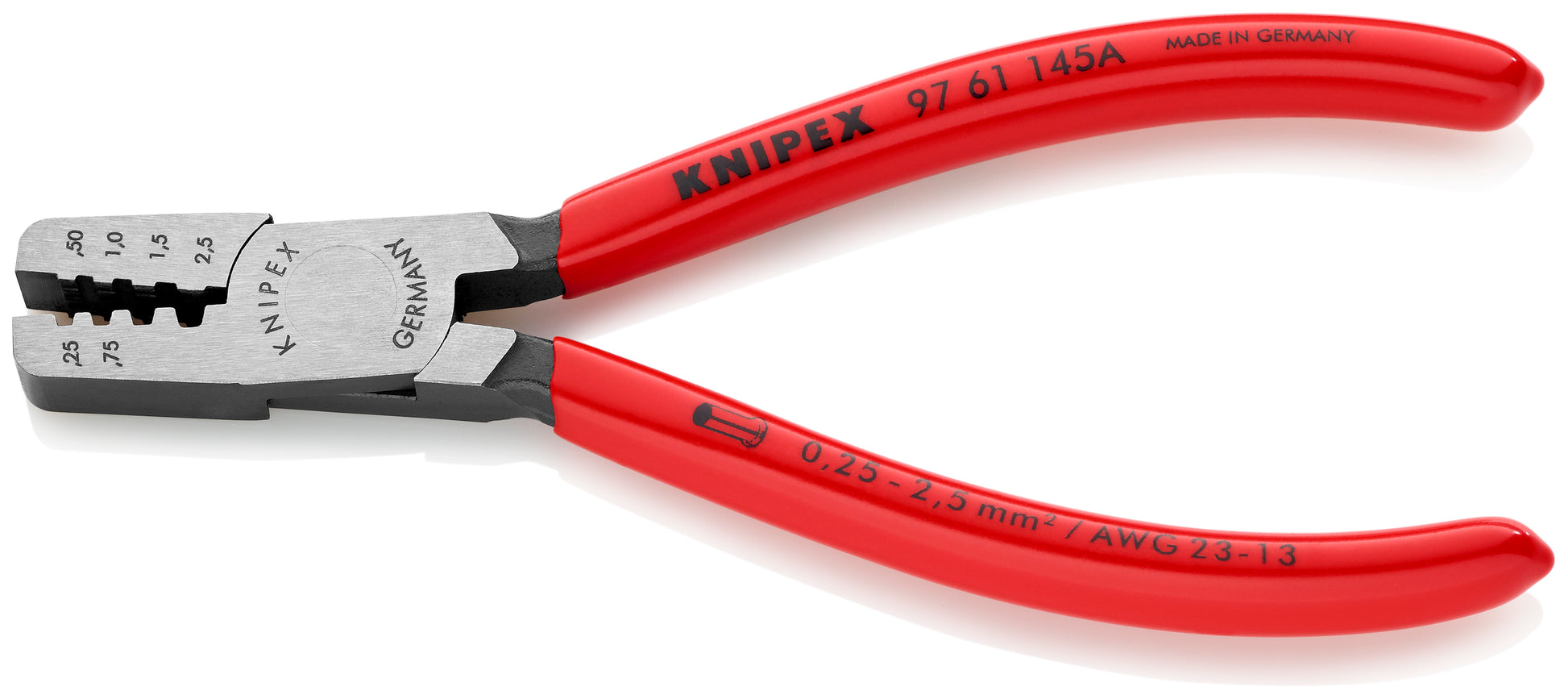 Knipex 97 61 145 A Crimping Pliers for Wire Ferrules - image 3