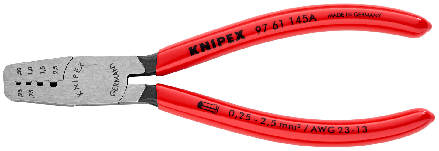 Knipex 97 61 145 A Crimping Pliers for Wire Ferrules - KNIPEX Tools