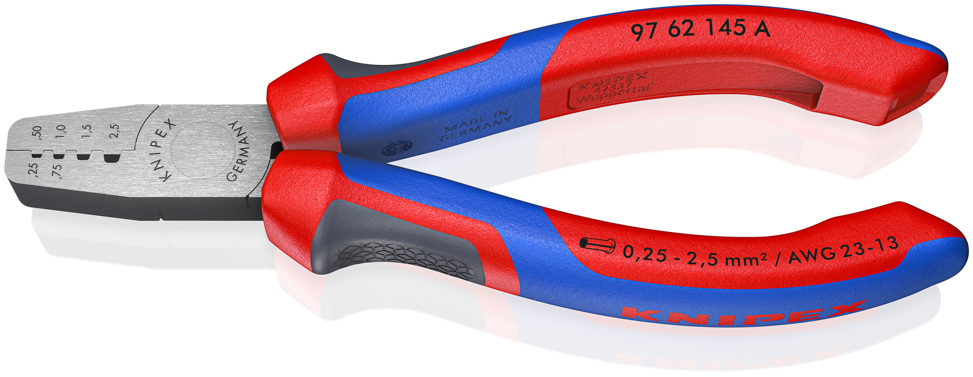 Knipex 97 62 145 A Crimping Pliers for Wire Ferrules - image 2