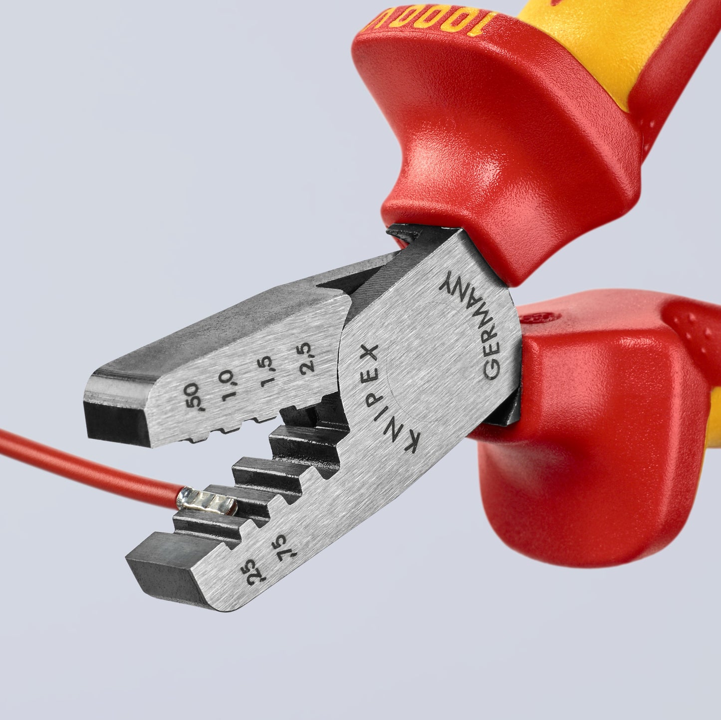 Knipex 97 68 145 A Crimping Pliers for Wire Ferrules-1000V Insulated - image 4