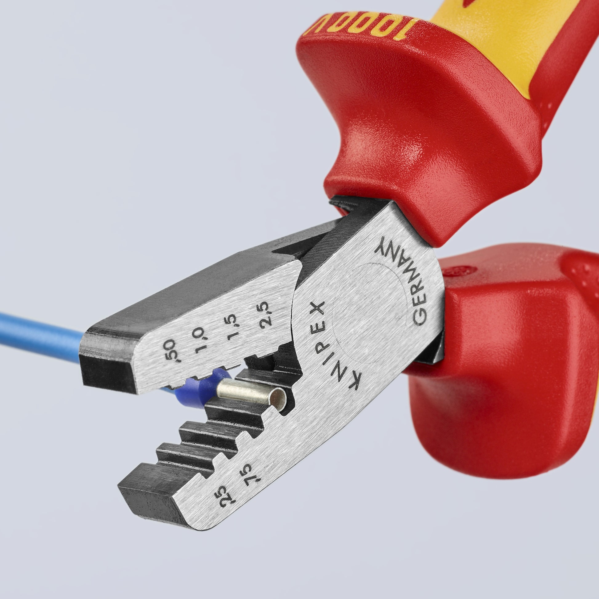 Knipex 97 68 145 A Crimping Pliers for Wire Ferrules-1000V Insulated - image 8