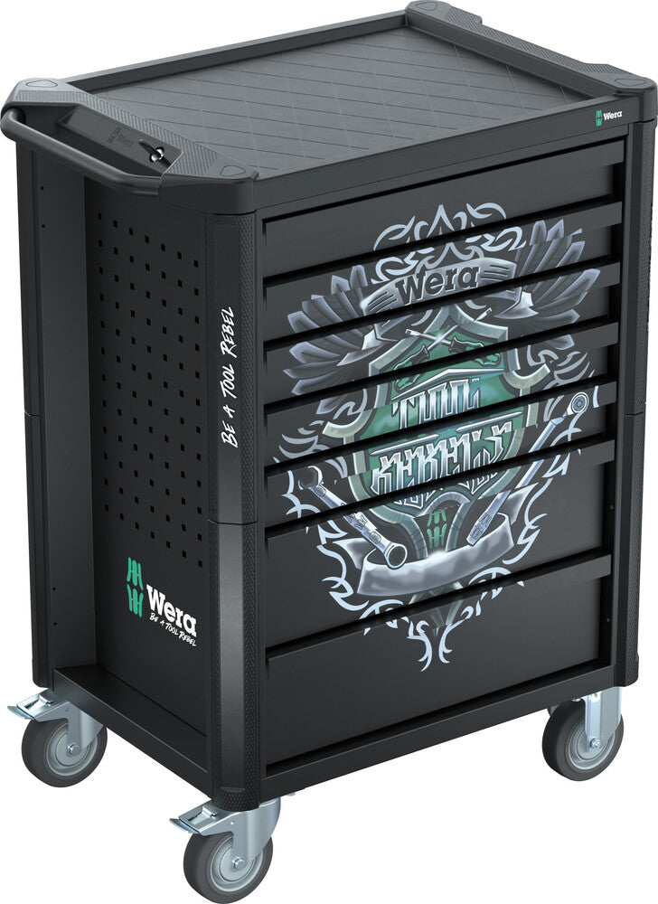 Wera 05305851001 9800 TOOL REBEL ROLLER CABINET, EMPTY, 785 X 518 X 1020 MM **PRE-PAID SHIPPING DOES NOT APPLY**