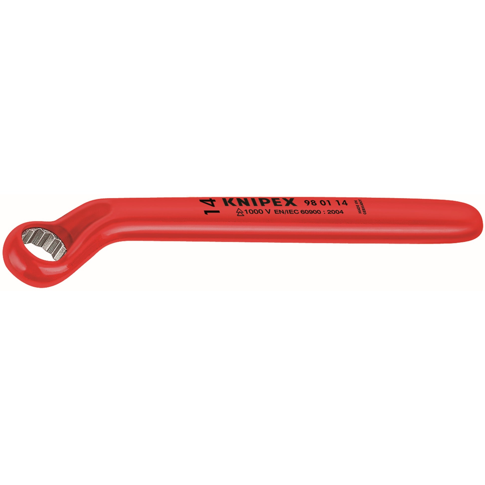 Knipex 98 01 13 Offset Box Wrench-1000V Insulated 13 mm - KNIPEX Tools