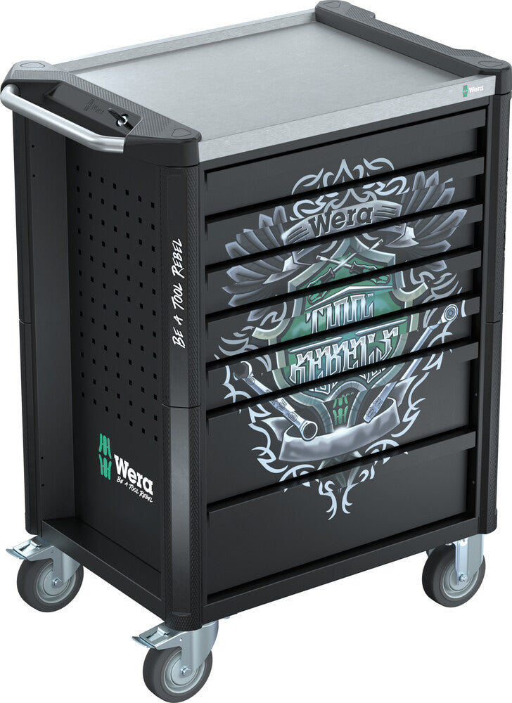 Wera 05501880001 9805 TOOL REBEL ROLLER CABINET STAINLESS, EMPTY, 785 X 518 X 1020 MM **PRE-PAID SHIPPING DOES NOT APPLY**