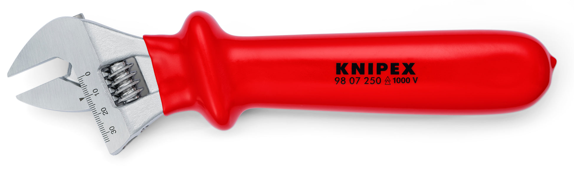 Knipex 98 07 250 Adjustable Wrench-1000V Insulated - KNIPEX Tools