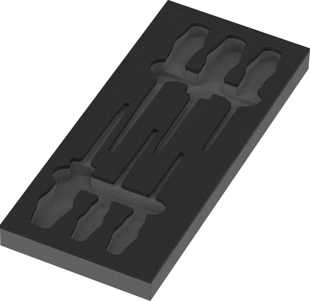 Wera 05137134001 98111 FOAM INSERT KRAFTFORM SERIES 100 VDE SET 2, EMPTY, 172 X 30 X 392 MM