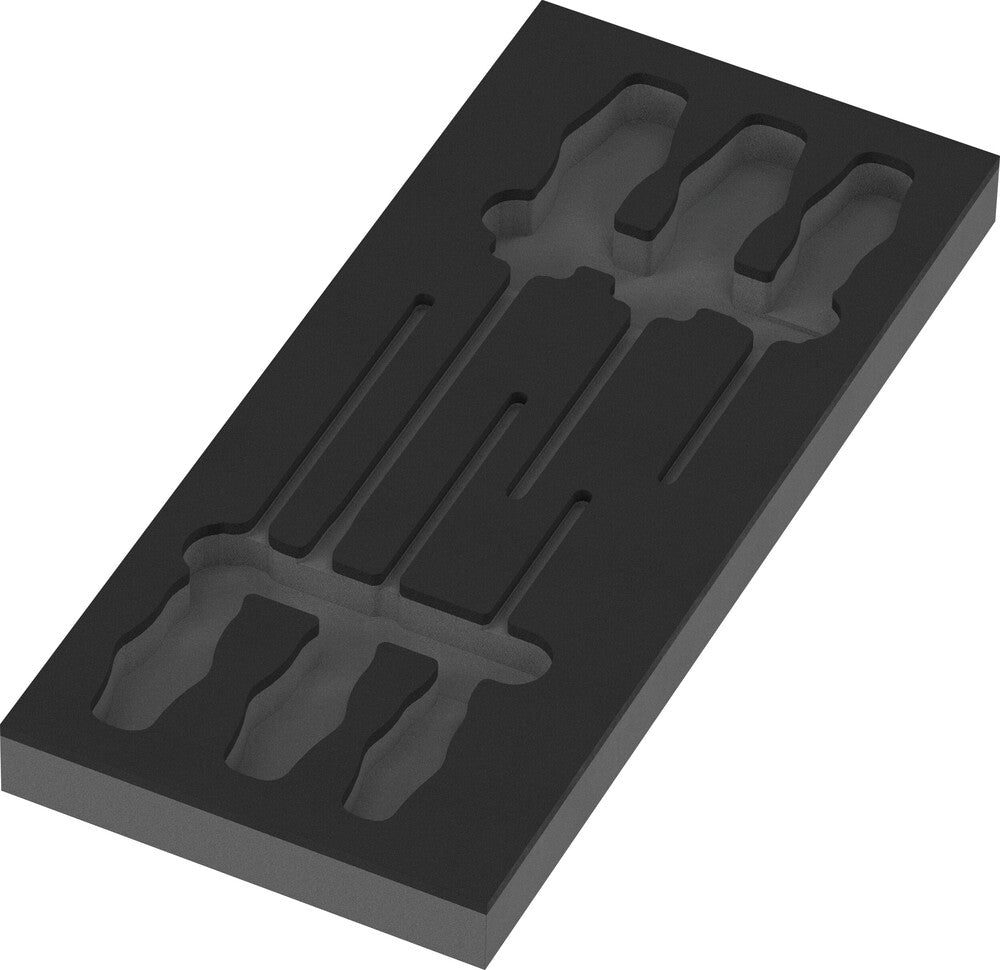 Wera 05137327001 9817 FOAM INSERT KRAFTFORM SERIES 300 SCREWDRIVER SET 1, EMPTY, 172 X 30 X 392 MM