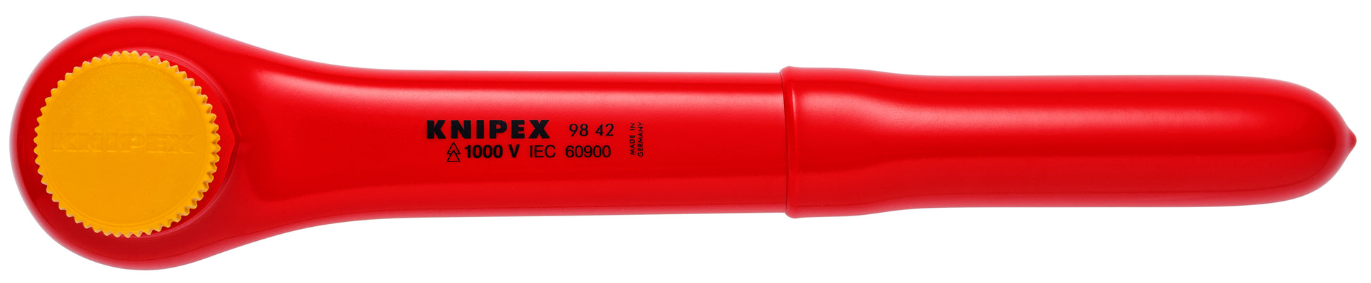 Knipex 98 42 Reversible Ratchet, 1/2" Drive-1000V Insulated - image 3