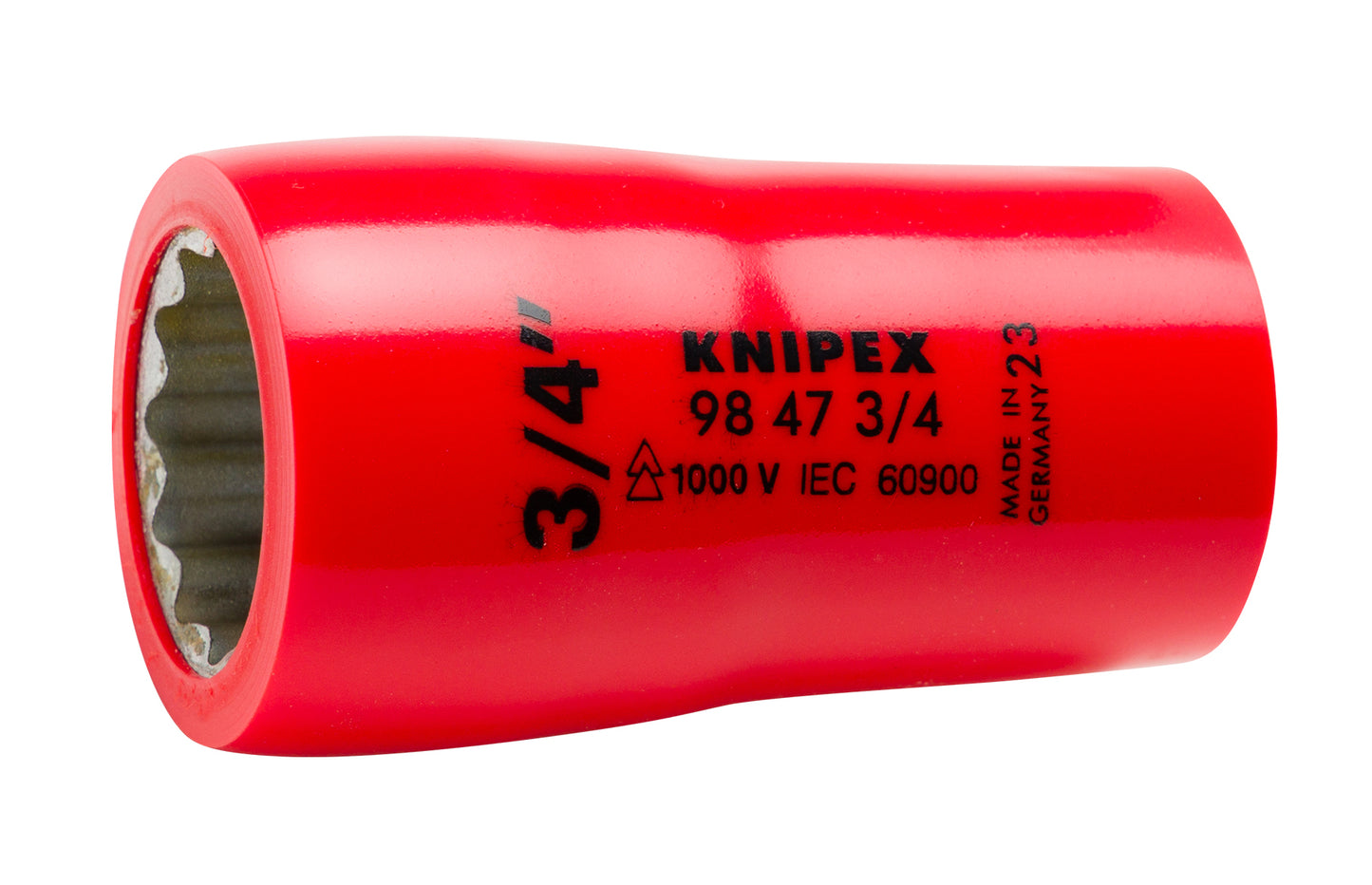 Knipex 98 47 3/4" Hex Socket, 1/2" Drive-1000V Insulated 3/4" - KNIPEX Tools