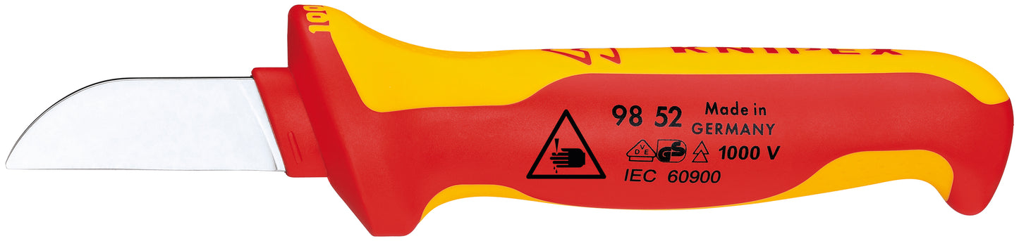 Knipex 98 52 Cable Knife-1000V Insulated - KNIPEX Tools