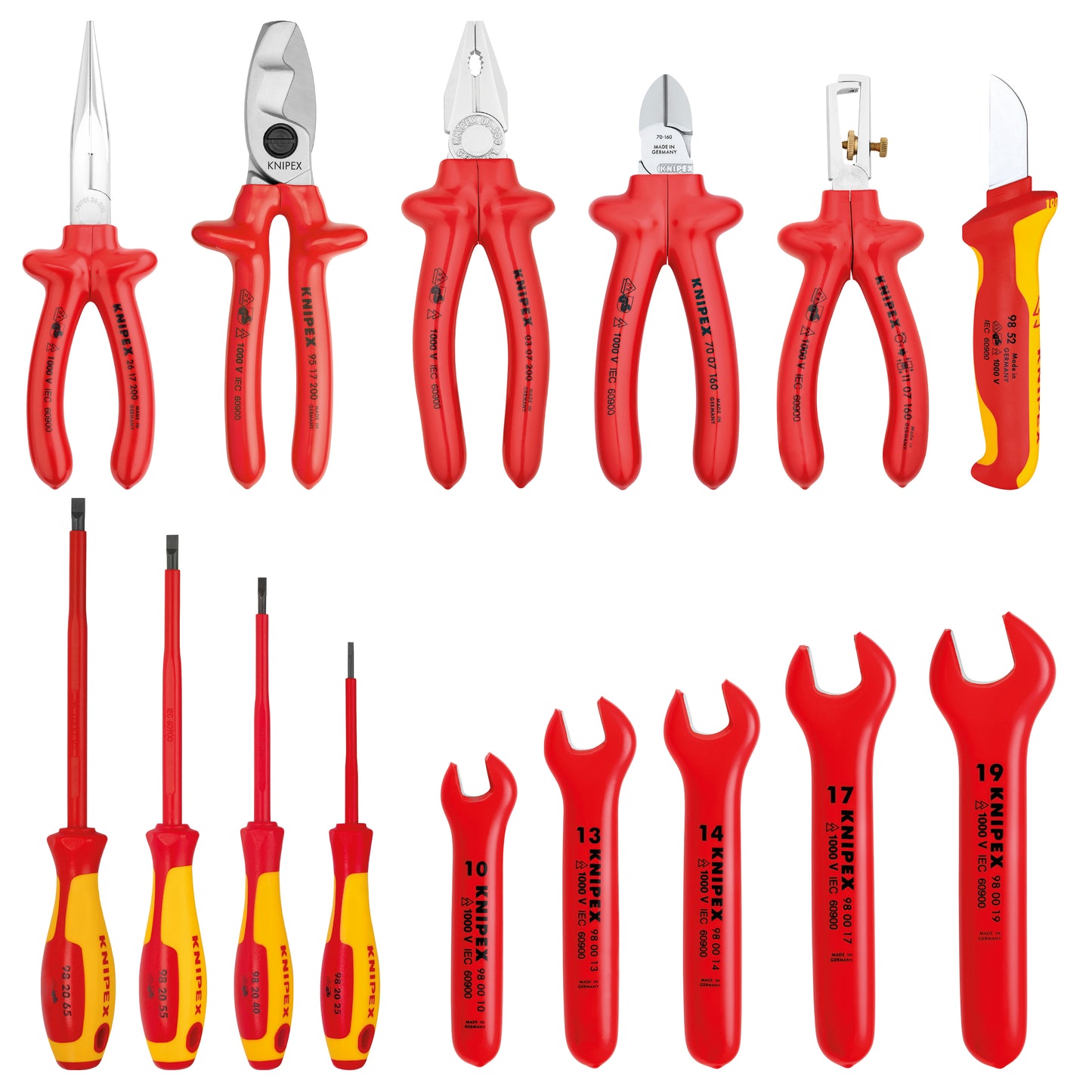 Knipex 98 99 13 15 Pc Tool Roll Bag, 1000V Insulated - image 2