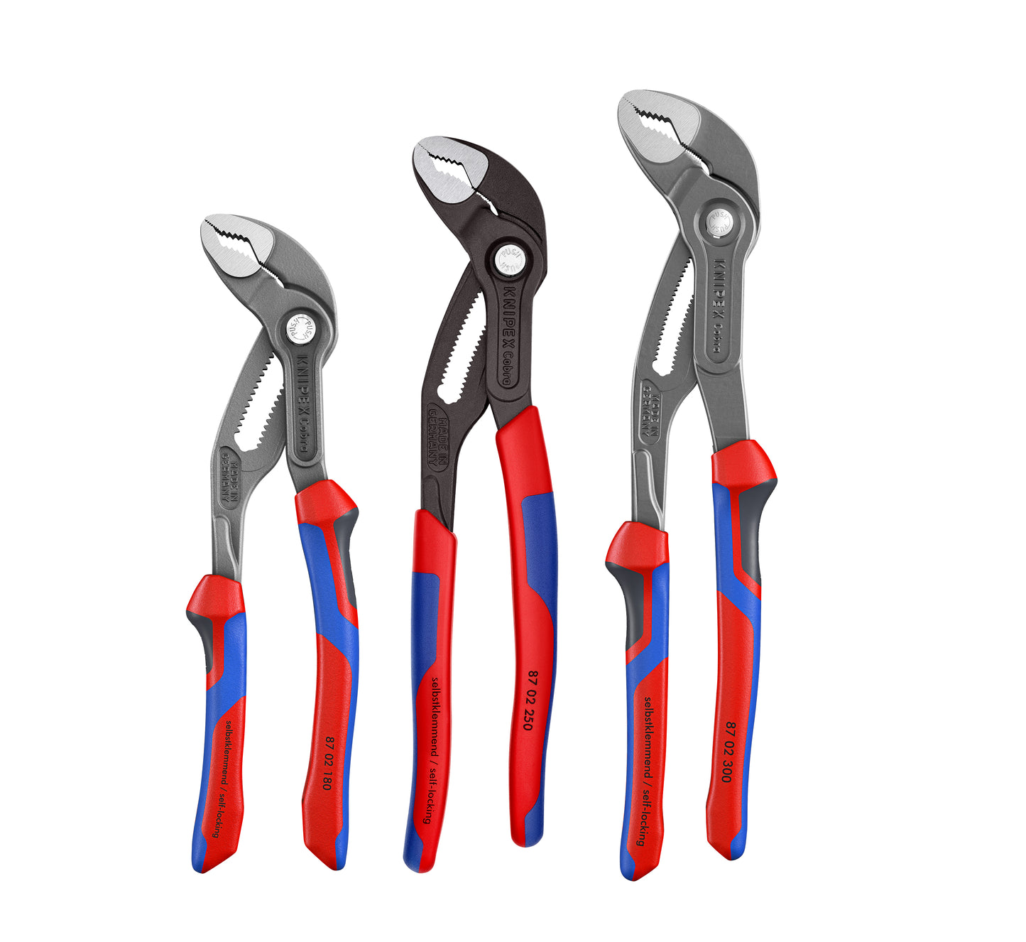 Knipex 9K 00 80 05 US 3 Pc Multi-Component Cobra® Set (7, 10, & 12) - KNIPEX Tools