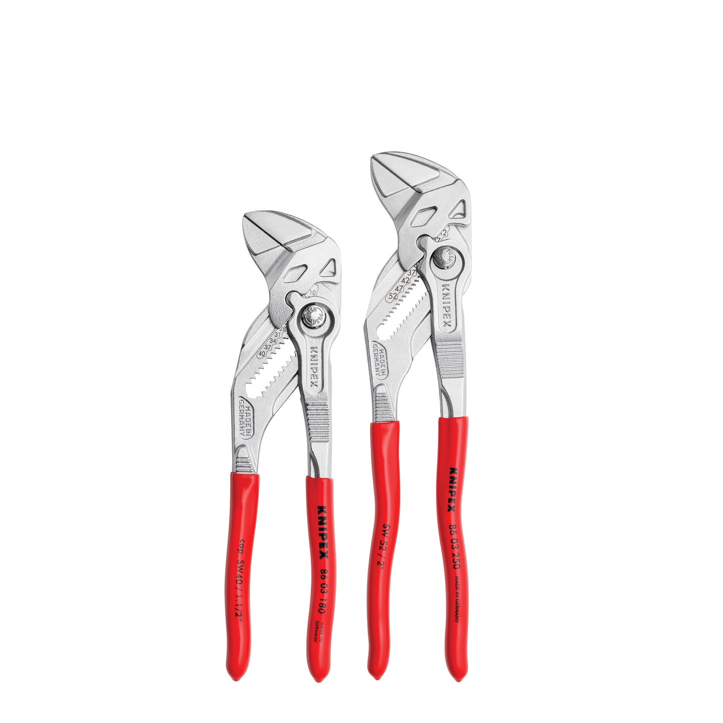 Knipex 9K 00 80 109 US 2 Pc Pliers Wrench Set With Keeper Pouch (86 03 180, 86 03 250 & 9K 00 90 12 US) - image 2