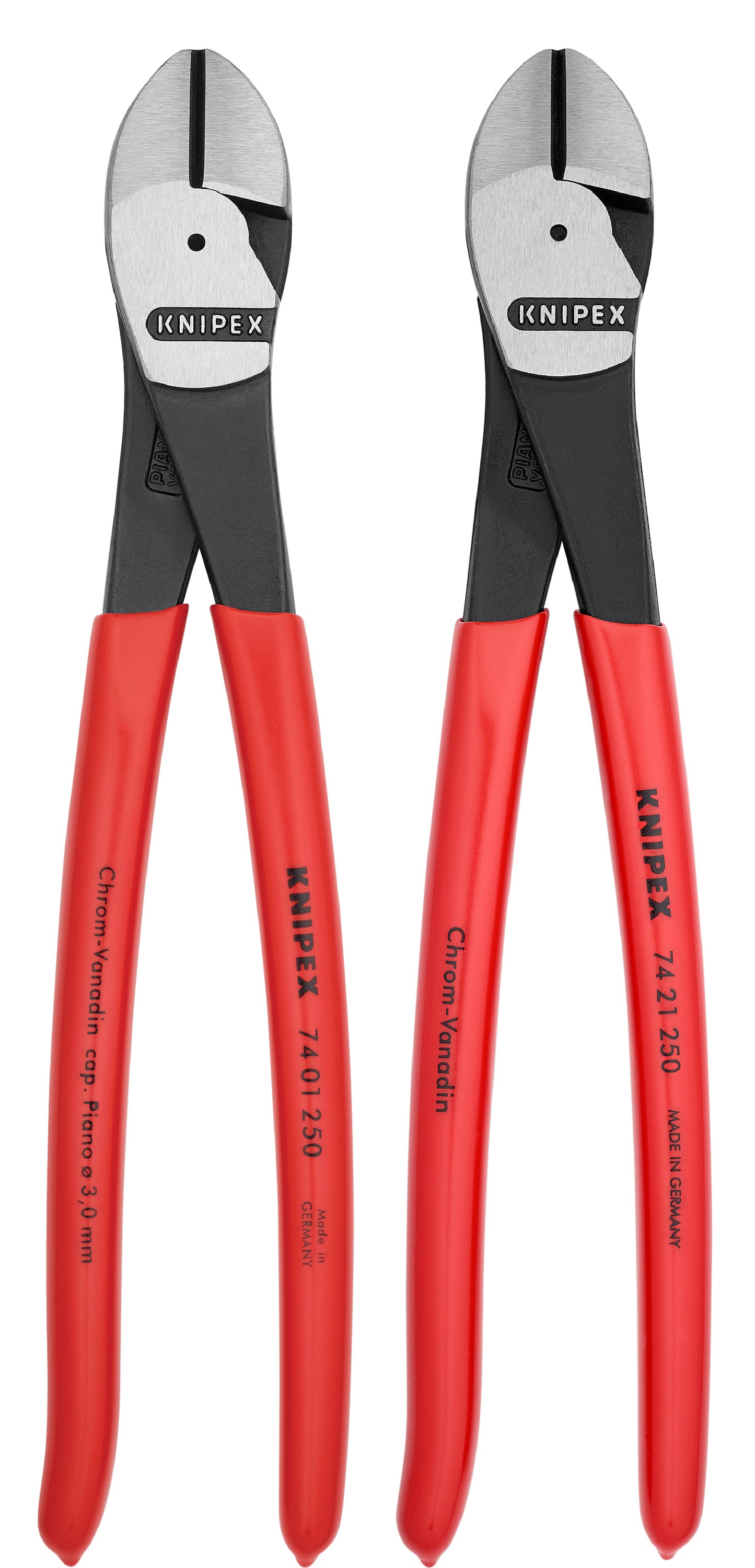 Knipex 9K 00 80 129 US 2 Pc 10" Diagonal Cutter Set - KNIPEX Tools
