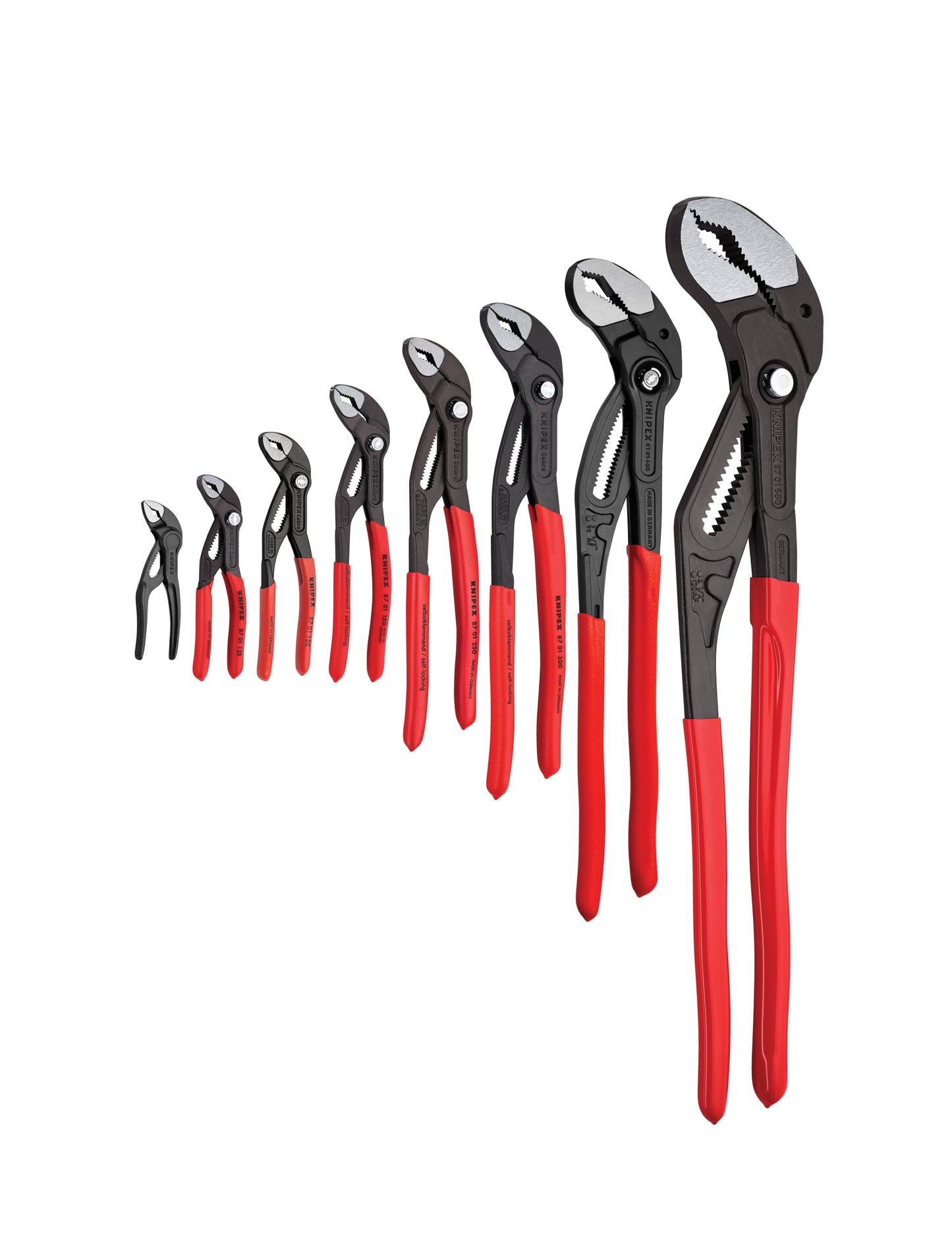 Knipex 9K 00 80 149 US 8 Pc Cobra® Pliers Set - KNIPEX Tools