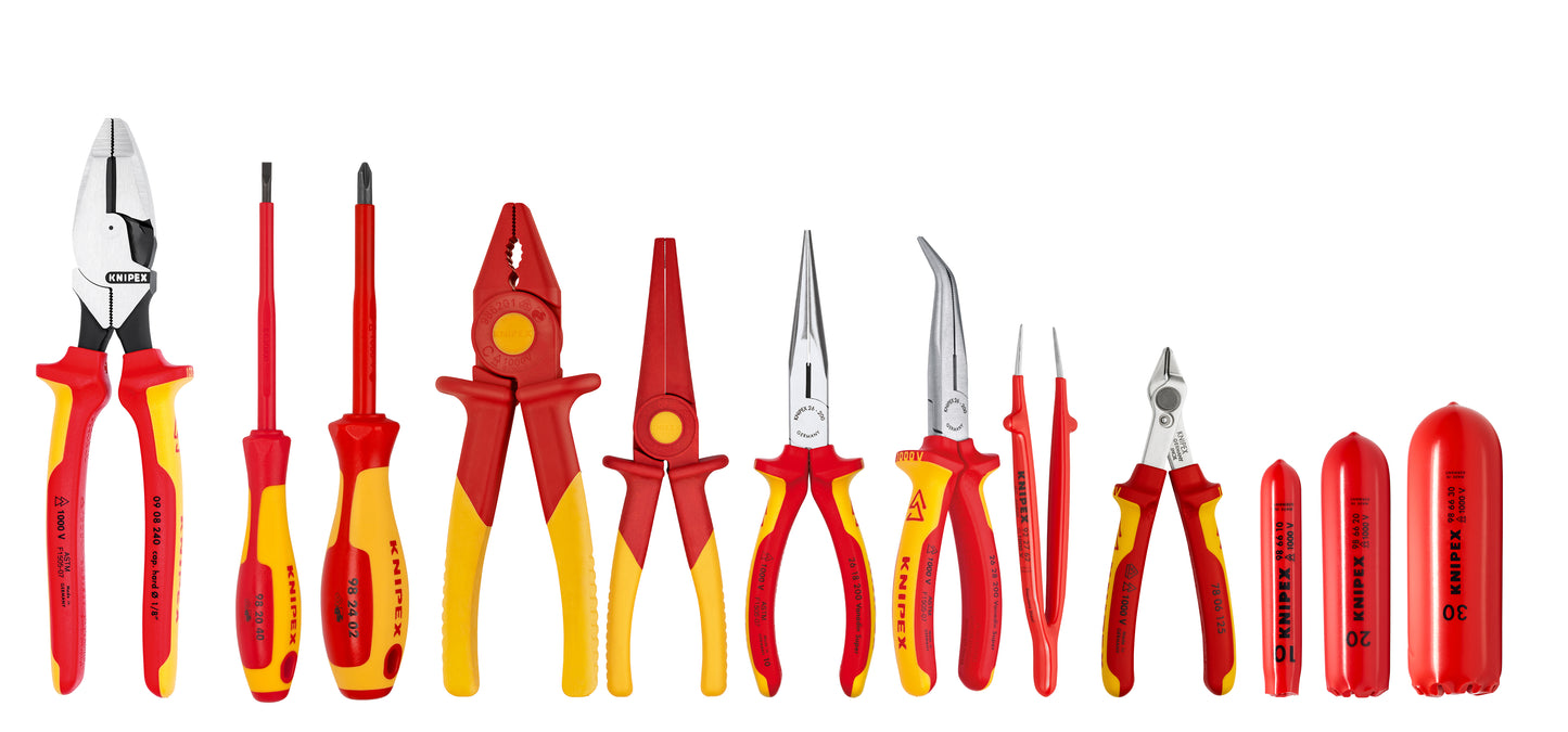 Knipex 9K 00 80 168 US 12 Pc 1000V Insulated Electrical Vehicle (EV) Set - KNIPEX Tools