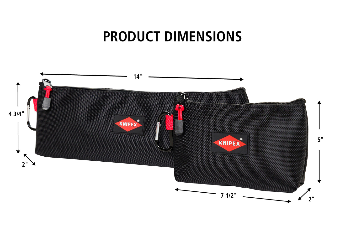 Knipex 9K 00 80 179 US Zipper Tool Bag 2-Pack - image 4