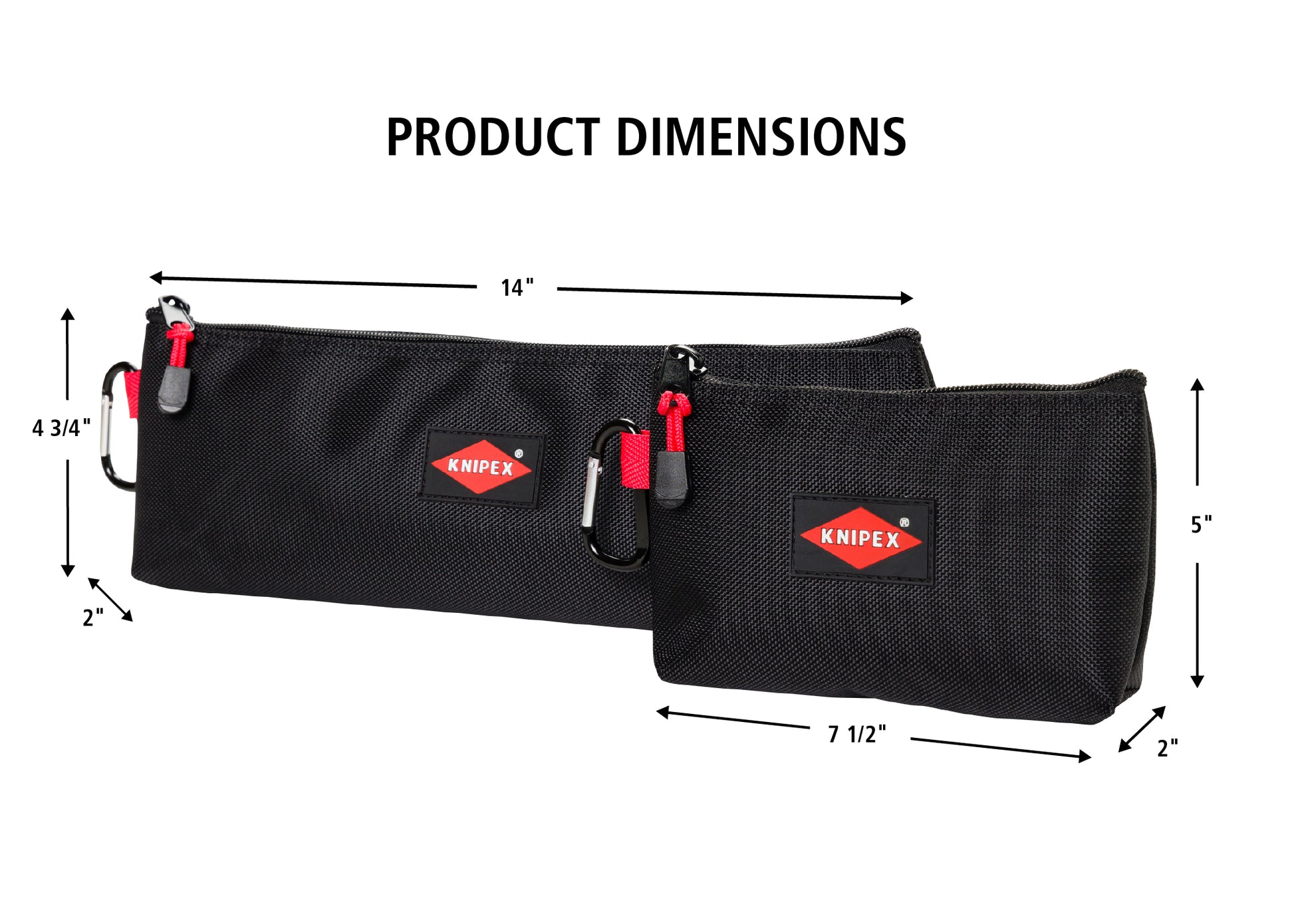 Knipex 9K 00 80 179 US Zipper Tool Bag 2-Pack - image 4
