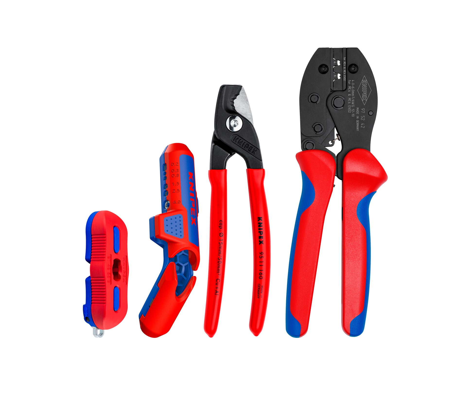 Knipex 9K 00 80 190 US 4 Pc Solar Tool Set - KNIPEX Tools
