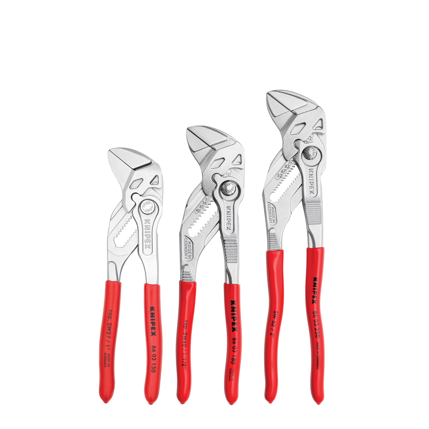 Knipex 9K 00 80 45 US 3 Pc Pliers Wrench Set (6, 7, 10) - KNIPEX Tools
