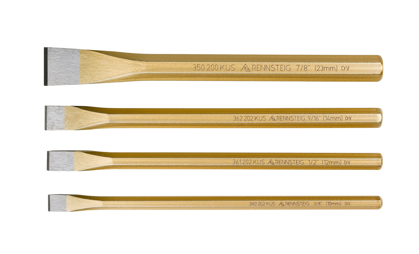 Knipex 9R 350 004 4 Pc Cold Chisel Set - KNIPEX Tools