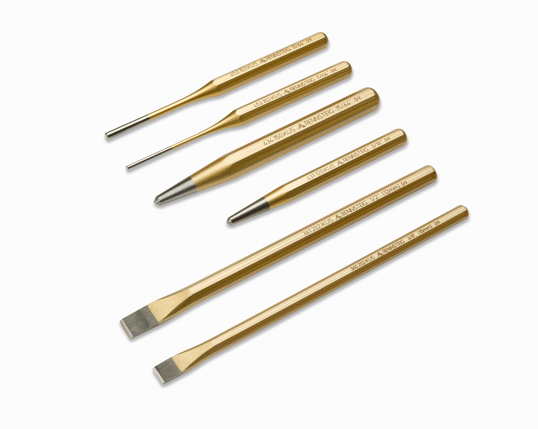 Knipex 9R 400 006 6 Pc Punch and Chisel Set - image 3