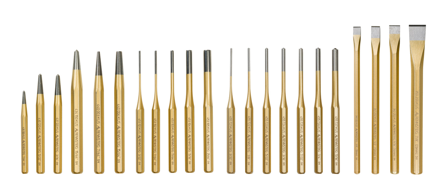 Knipex 9R 400 022 22 Pc Punch and Chisel Set - KNIPEX Tools