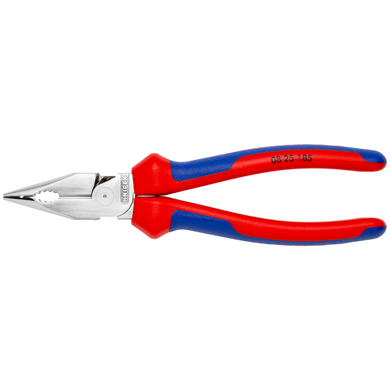 Knipex 08 25 185 Needle-Nose Combination Pliers Premium Chrome