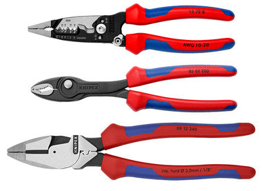 Knipex 3 Pc Electricians Plier Set
