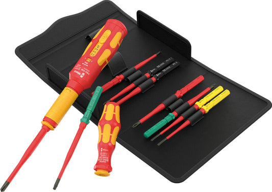Wera 05006634001 KRAFTFORM KOMPAKT VDE SAFE-TORQUE SPEED SWITCH CABINET SET BASIC 1, 11 PIECES
