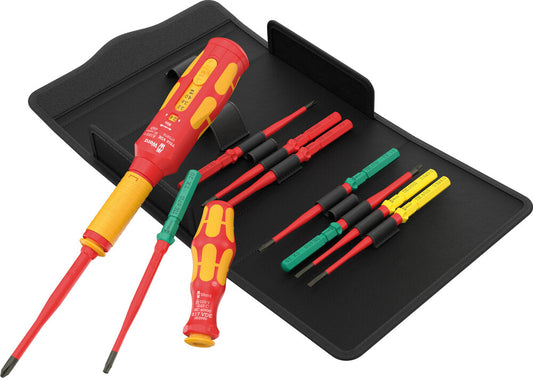 Wera 05006635001 KRAFTFORM KOMPAKT VDE SAFE-TORQUE SPEED SWITCH CABINET SET BASIC 2, 11 PIECES