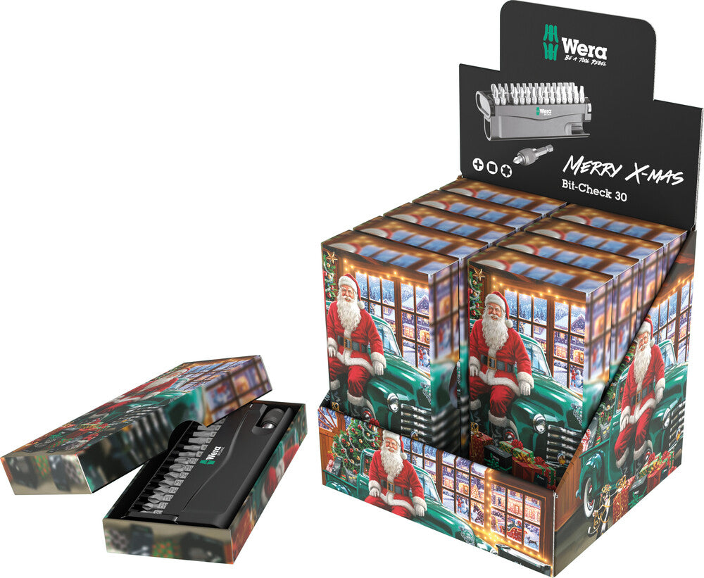 Wera 05340007001 BIT-CHECK 30 CHRISTMAS 2026 NORTH AMERICAN VERISION
