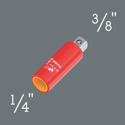Wera 05024690001 781 A/B VDE CONNECTOR, INSULATED, 1/4", 781 A/B VDE X 3/8 X 56 MM X 1/4" - image 2