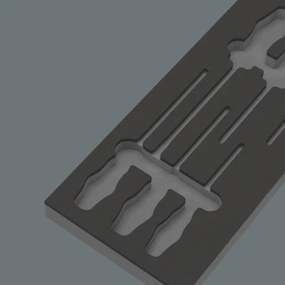 Wera 05150129001 9719 FOAM INSERT KRAFTFORM SERIES 300 SCREWDRIVER SET 3, 7 PIECES - official Wera feature image 2