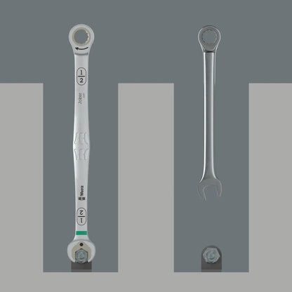 Wera 05020364001 6007 JOKER RATCHETING COMBINATION SPANNER SB, LONG DESIGN, IMPERIAL, 1/2" X 245 MM - image 2