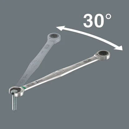 Wera 05020382001 6007 JOKER 11 SET 1 RATCHETING COMBINATION SPANNER SET, 11 PIECES - image 6