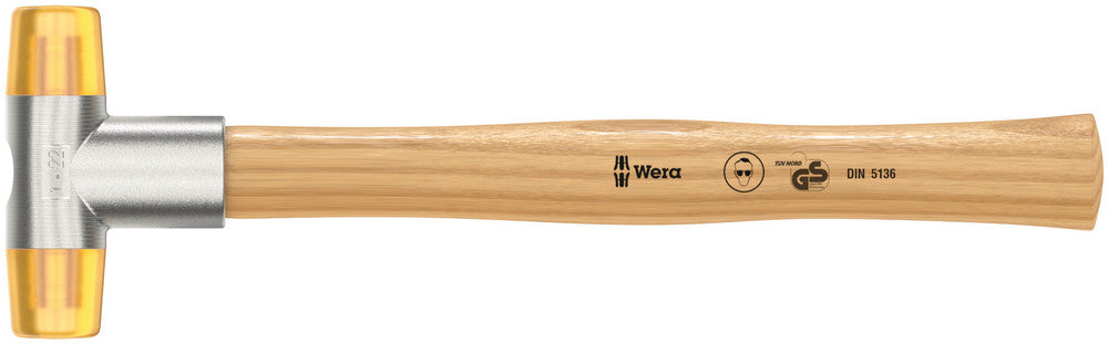 WERA 05000005001 100 GR. 1/22 SOFT-FACED HAMMER, Discontinued, available while supplies last!