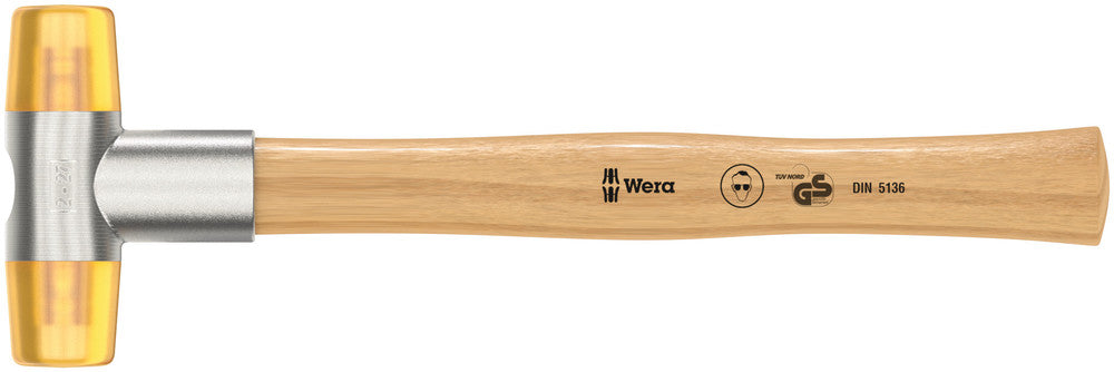 WERA 05000010001 100 GR. 2/27 SOFT-FACED HAMMER, Discontinued, available while supplies last!