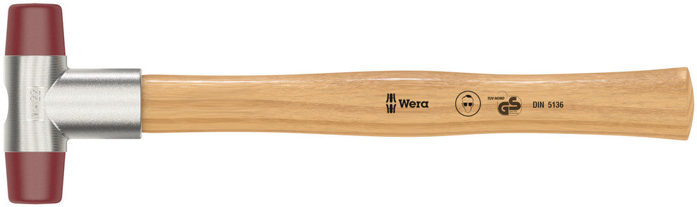 WERA 05000505001 102 GR. 1/22 SOFT-FACED HAMMER, Discontinued, available while supplies last!