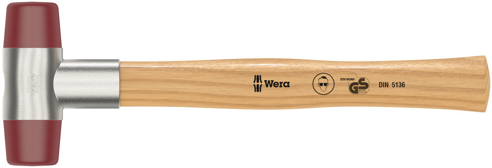 WERA 05000520001 102 GR. 4/35 SOFT-FACED HAMMER, Discontinued, available while supplies last!