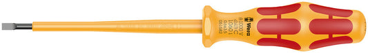 WERA 05051582001 1060 I VDE-INSULATED KRAFTFORM SLOTTED SCREWDRIVER, 0.6 X 3.5 X 100 MM