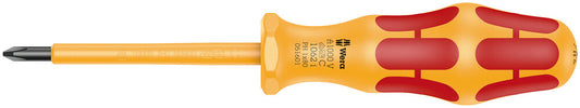 WERA 05051601001 1062 I PH VDE-INSULATED KRAFTFORM PHILLIPS-HEAD SCREWDRIVER, PH 1 X 80 MM