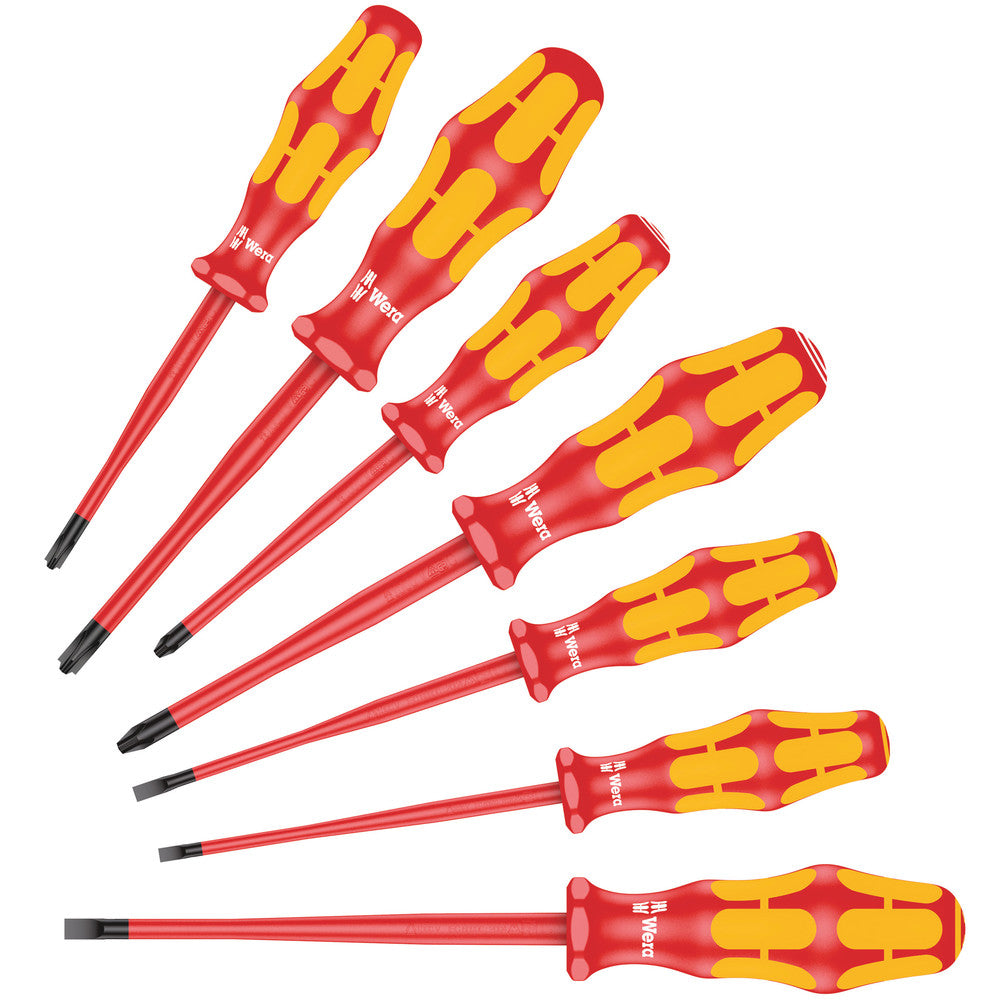 WERA 05135961001 160ISS/7 SCREWDRIVER SET WITH REDUCED BLADE DIAMETER