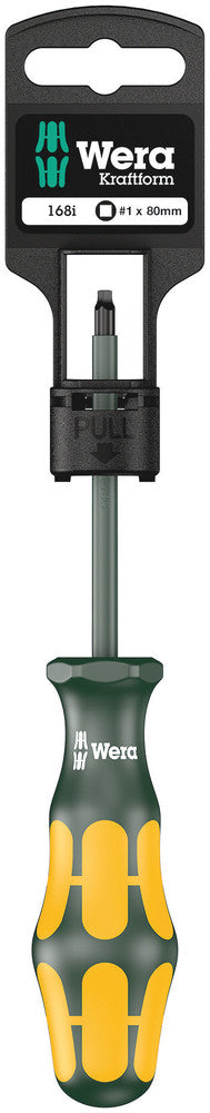 WERA 05100024001 168I # 1 X 80 MM HANG-TAG VDE INSULATED SCREWDRIVER