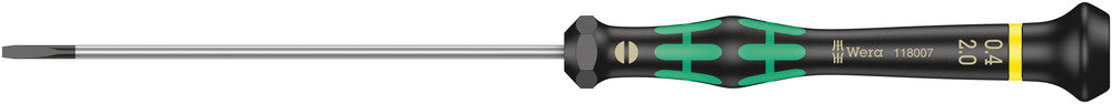 WERA 05118007001 2035 0.40 X 2.0 X 100 MM S/DRIVER FOR SLOTTED SCREWS