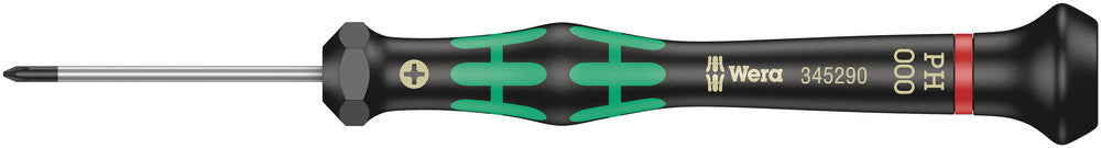 WERA 05345290001 2050 PH 000 X 40 MM ELECTRONICS SCREWDRIVER FOR PHILIPS SCREWS