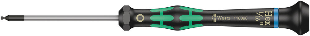 WERA 05118098001 2052 1/16" X 60 MM BALL HEAD SCREWDRIVER