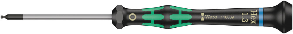 WERA 05118089001 2052 1.3 X 60 MM BALL HEAD SCREWDRIVER