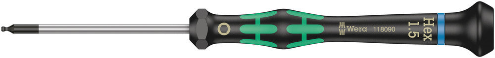 WERA 05118090001 2052 1.5 X 60 MM BALL HEAD SCREWDRIVER