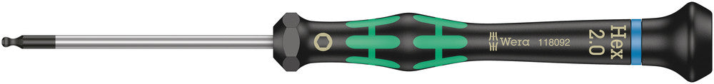 WERA 05118092001 2052 2.0 X 60 MM BALL HEAD SCREWDRIVER